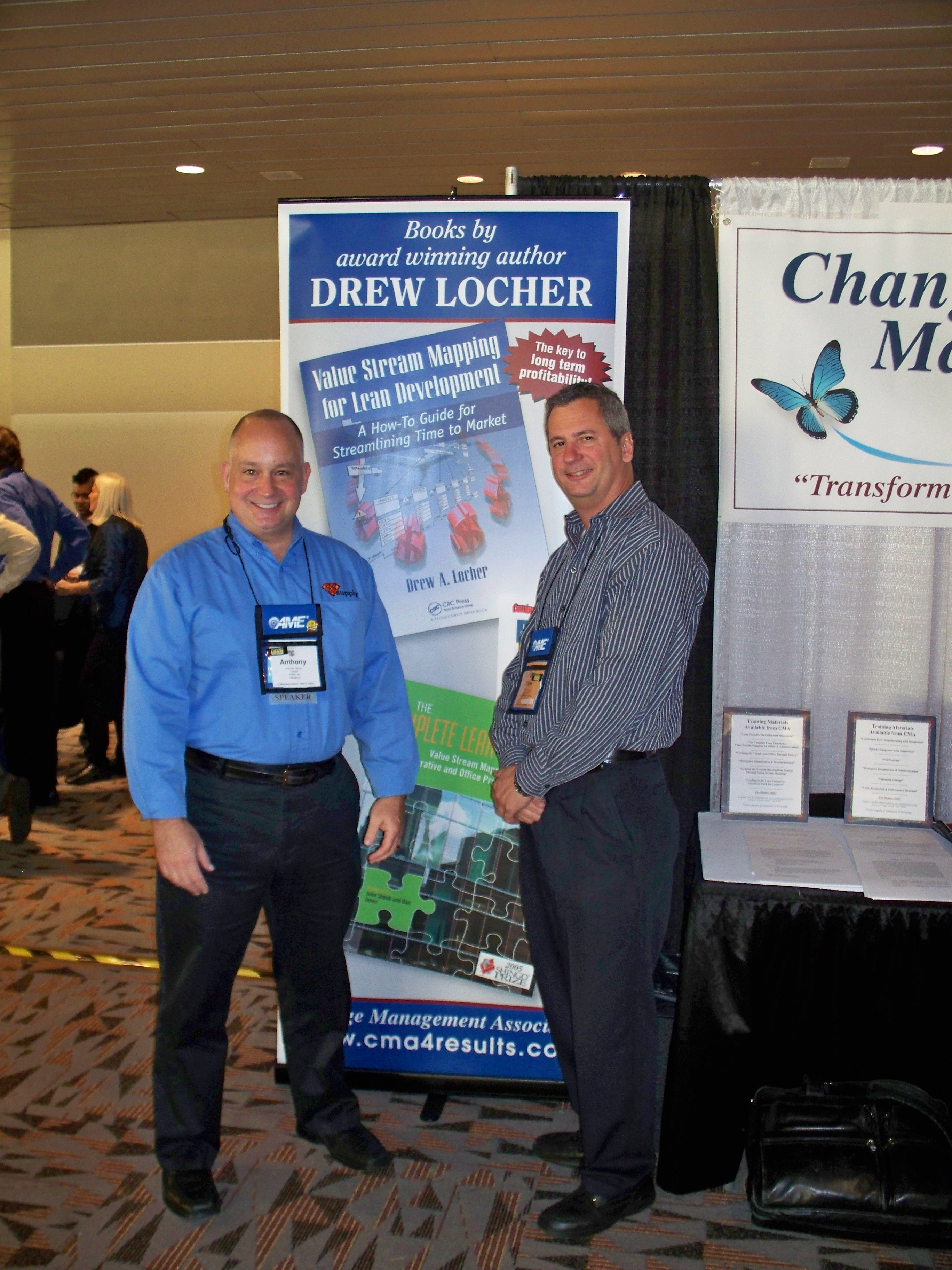 With Tony Manos of 5S Supply.com at the CMA booth in 2010